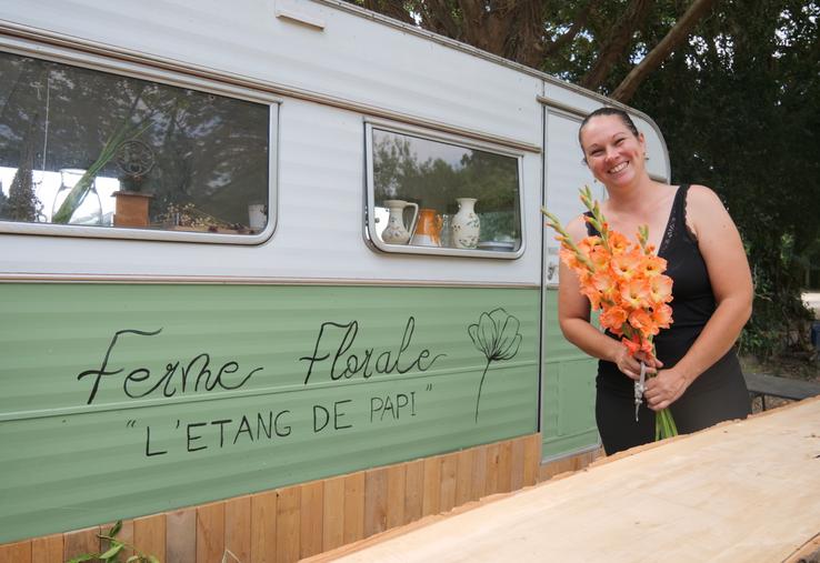 Charlène Foucher a choisi la floriculture après douze ans dans la restauration.