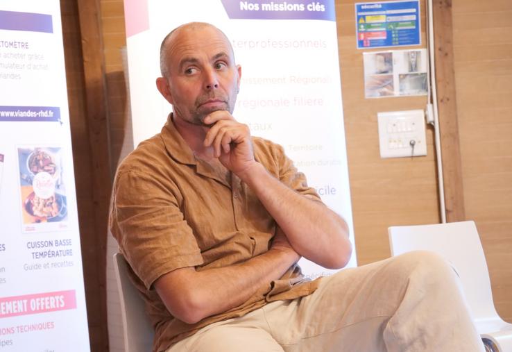 Sébastien Valteau, président d'Interbev Pays de la Loire;