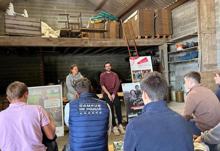 Témoignages de deux jeunes, l'une en finalisation de son installation et l'autre récemment installé.