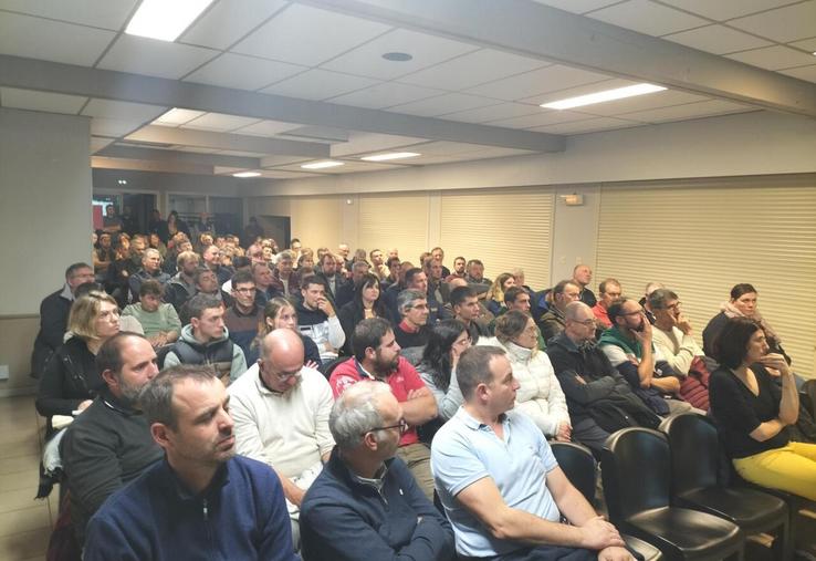 Plus de 110 éleveurs étaient présents à la réunion du Lion d'Angers.