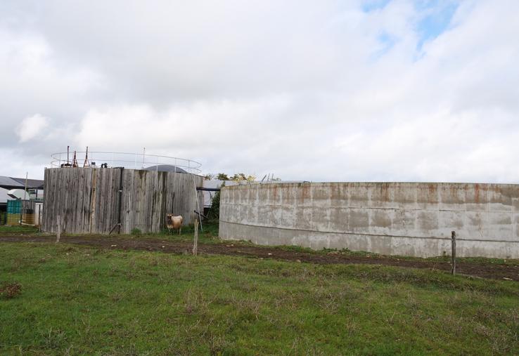 L'unité de méthanisation fonctionne depuis 2018 sur l'exploitation du Gaec de la petite Ferronnière, à Briollay.