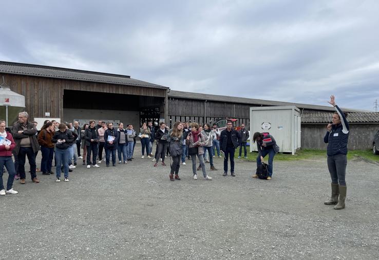 Plus de 145 personnes ont participé à la journée portes ouvertes du 6 novembre, animée par l'équipe de la ferme expérimentale et l'Idele.