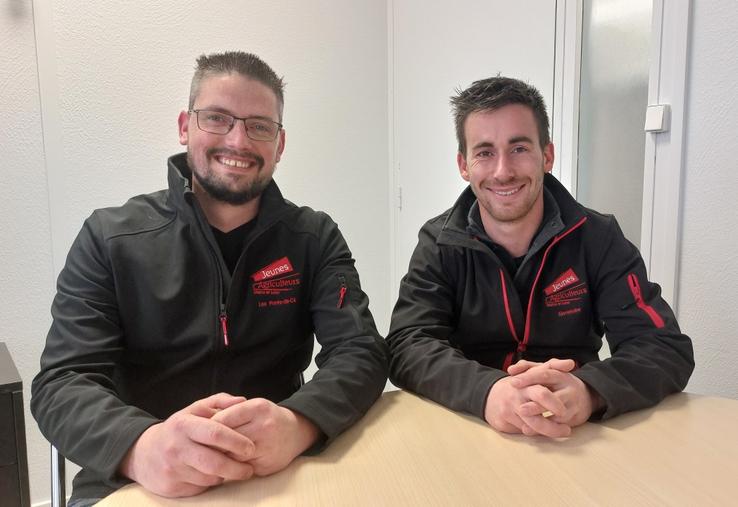 Vincent Colineau et Kenny Braud, les deux co-présidents de JA 49