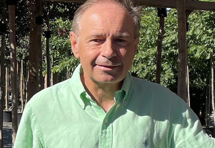 Erwan Baron (Pépinières Chauviré), président de Verdir Pays de la Loire.