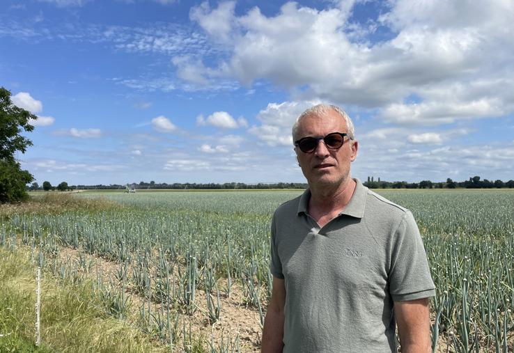 Marc Sourdeau, agriculteur à Saumur, est convaincu de l'intérêt de l'apprentissage, et pour les jeunes et pour les exploitants employeurs. 