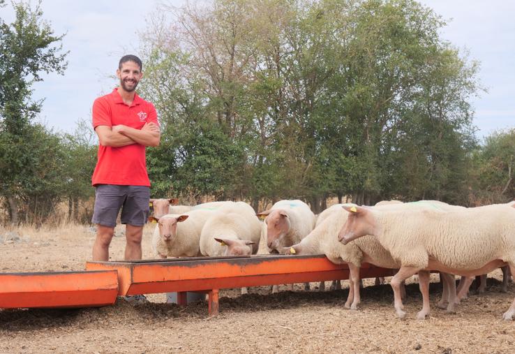 Matthieu Charbonnier a remplacé son père au sein de l'exploitation familiale lors de son installation en avril 2015. Il est administrateur de la coopérative Géode qui regroupe 12 races ovines.