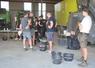 Mercredi 6 août, sous le hangar de la Cuma de la Florenchère, à La Boutouchère.
