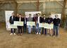 Adrien Seguin, Ophélie Normand, Clément Tharreau, Jérémy Billard, Cyrille et Simon Berthet ont reçu leur chèque Safir*, dispositif qui prévoit la prise en charge d'une partie des frais notariés payés par les jeunes ayant acheté, par l'intermédiaire de la Safer, une propriété agricole dans le cadre de leur installation aidée.