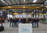 L'équipe de Thomas Constructions Métalliques lors de l'inauguration du nouveau bâtiment le 9 octobre dernier.