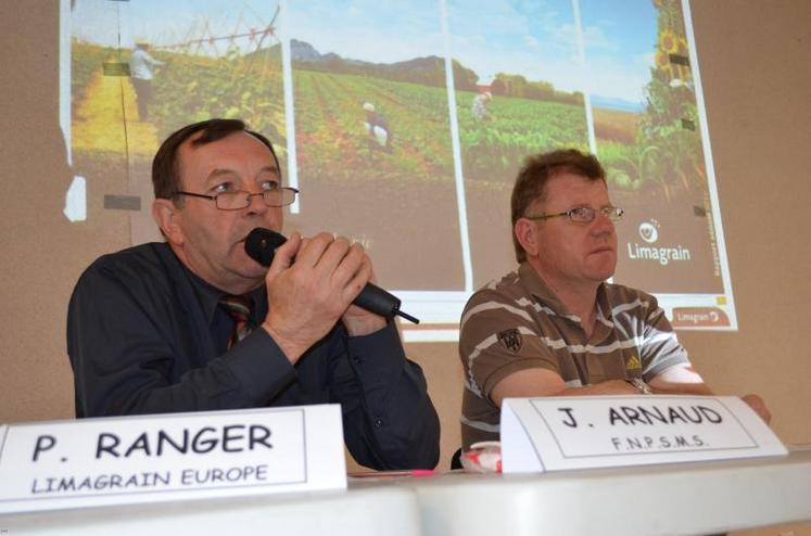 Philippe Ranger, directeur technique Limagrain Europe et Dominique Patry, président du SPMS 49.