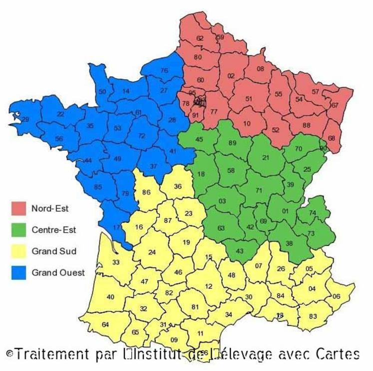 Les bassins de cotations (proposition interprofessionnelle au 10.03.2011)