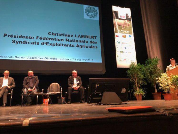 Le congrès a été conclu par Christiane Lambert, présidente de la FNSEA.