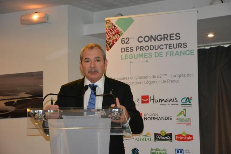 Jacques Rouchaussé, président de Légumes de France.