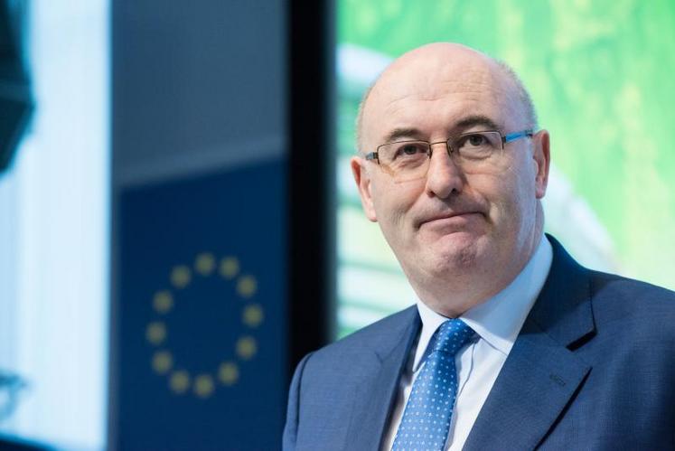 Phil Hogan, membre de la Comission Européenne chargé de l'Agriculture et du Développement rural.