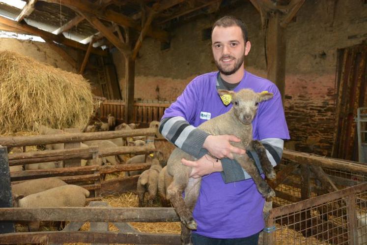 Déjà élu meilleur jeune berger des Pays-de-la-Loire, François Grosbois cherche avant tout à apprendre, même de ses concurrents pour la finale nationale.