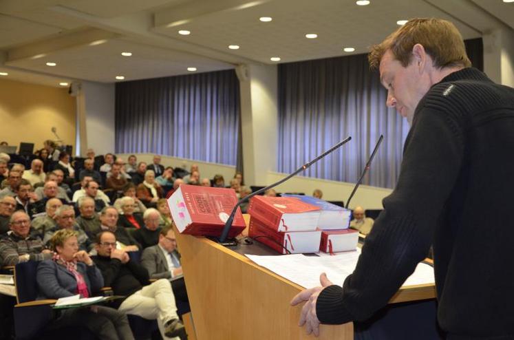 Près de 300 participants, au siège du Crédit agricole à Angers.