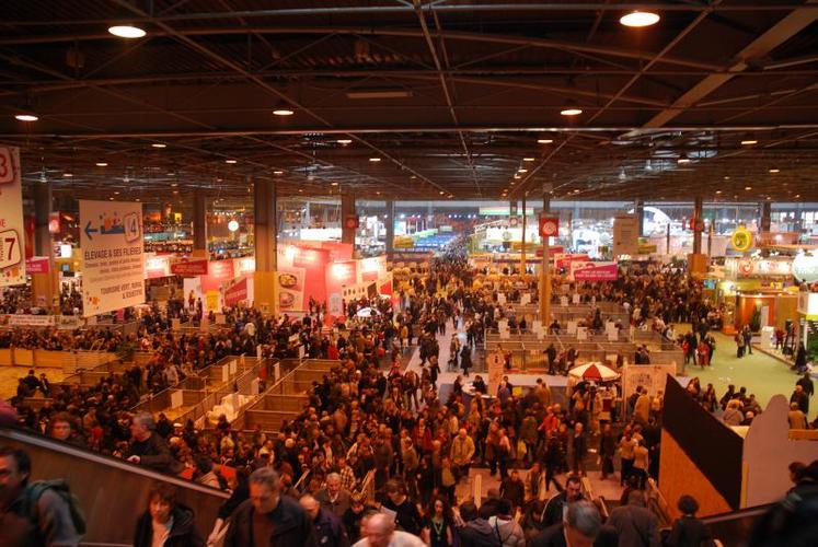 Les allées du Salon International de l'Agriculture étaient encore bondées hier, jour de fermeture.