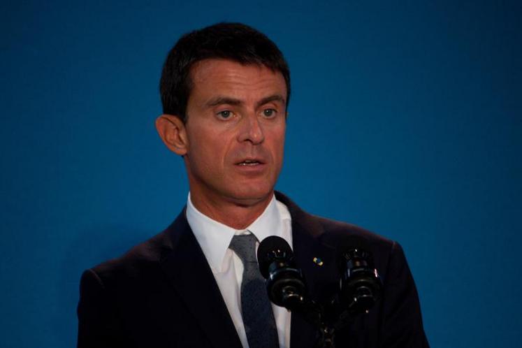 Manuel Valls, Premier ministre du Gouvernement français, lors de l'inauguration de la 69e Foire-exposition agricole de Châlons-en-Champagne.