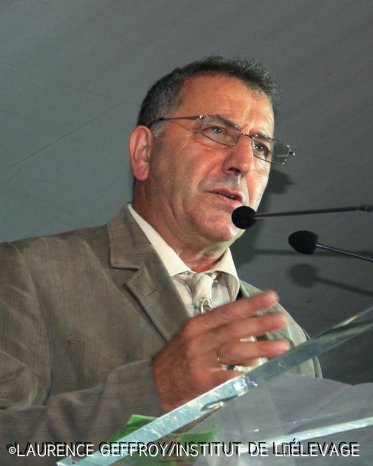 Serge Préveraud, président de la Fédération nationale ovine.