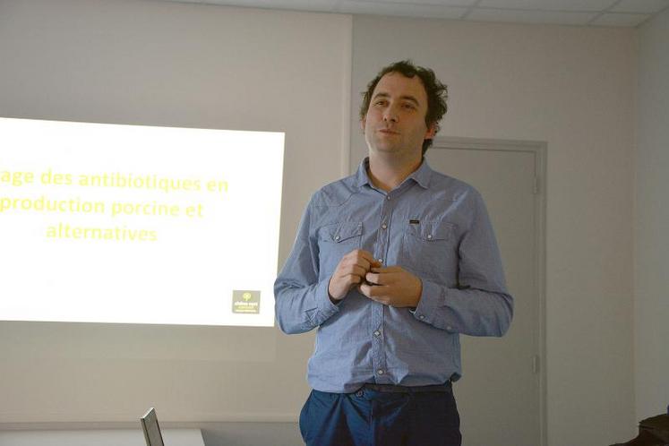 Fabien Larcher, vétérinaire, co-gérant du cabinet Selvet de Loudéac (22) et conseiller pour Chêne Vert Conseil.