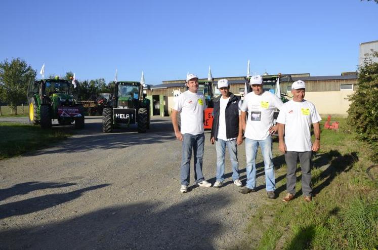 4 tracteurs angevins sont partis hier soir. 1 000 tracteurs venus de toute la France sont attendus demain à Paris.