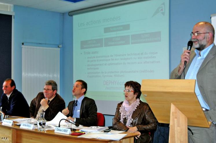 Olivier de Cénival, Jean-François Cesbron, Jérôme Despey, Christiane Lambert et au pupitre, Patrice Laurendeau.