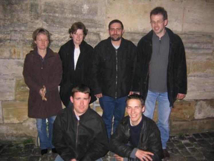 Nathalie Langereau, Roselyne Mahé, Samuel Aubert,
Christophe Réveillère, Damien Bouhier et Frédéric Brossellier.