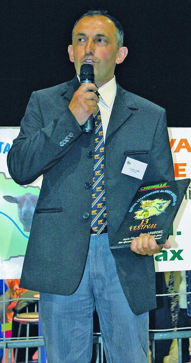 Jean-Laurent Jubin, président du Festival de l’élevage départemental.