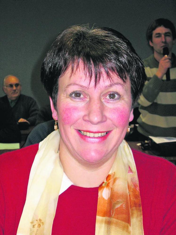 Jacqueline Cottier, présidente de la commission agricultrices départementale.
