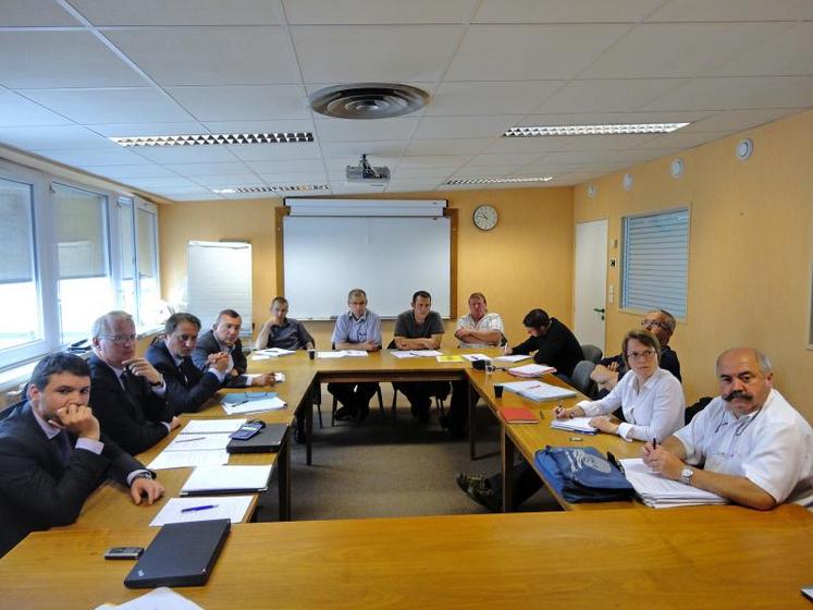 Les responsables de Sodexo et les représentants de la FRSEA se sont 
rencontrés le 25 juin à Nantes.