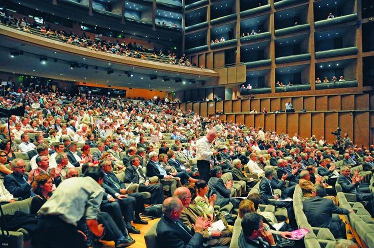 1 200 congressistes étaient réunis à Montpellier à l’occasion du congrès de la FNSEA.