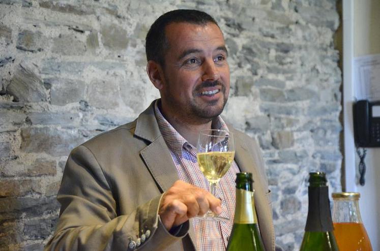 Denis Rouland, président des Cidres de Loire et producteur de cidre en Mayenne.