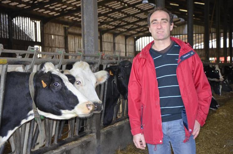 Dominique Lebrun est agriculteur à Etriché.