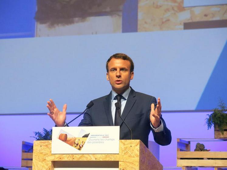 Emmanuel Macron, élu Président de la République le 7 mai 2017.