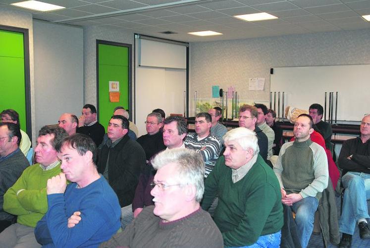 Une trentaine d’agriculteurs étaient présents à l’assemblée générale du Sams potagères.