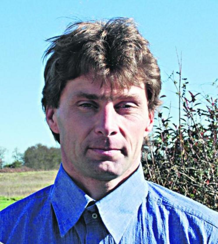 Mickaël Bazantay, président de la section bovine de la FDSEA.