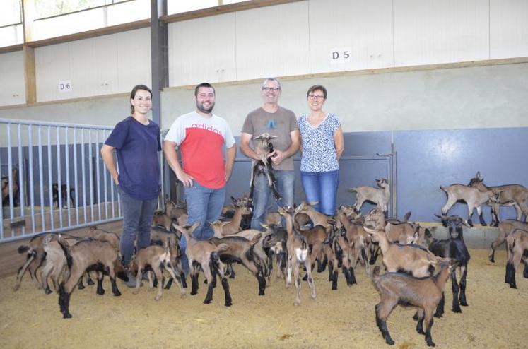 Les premières chevrettes du troupeau sont issus de Chevrettes de France. Un investissement élevé au départ mais que les éleveurs ne regrettent pas. Maintenant que le troupeau a atteint son objectif de taille, le Gaec vend 300 chevrettes de 30 jours à la société spécialisée en génétique caprine. Le prix : 85 € par chevrette.