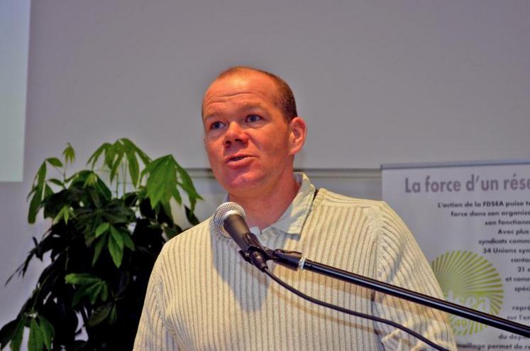 Frédéric Lachambre, délégué Ouest du groupe national ayant négocié avec Lactalis.