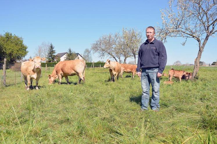 Tony Genevaise, président de la SAS Doué-Métha et éleveur en bovins allaitants à Doué-la-Fontaine. La mise en service de l’unité de méthanisation est prévue à l’automne 2018.