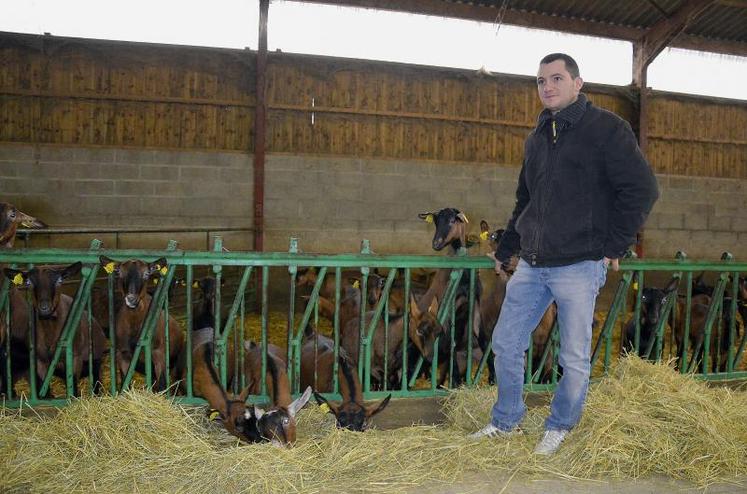 Tony Frappreau est installé, depuis 2008, avec ses parents à Tancoigné.