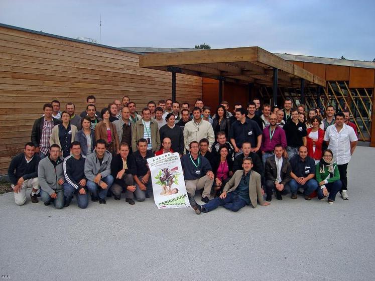 La déléguation de Jeunes agriculteurs de la région Ouest.