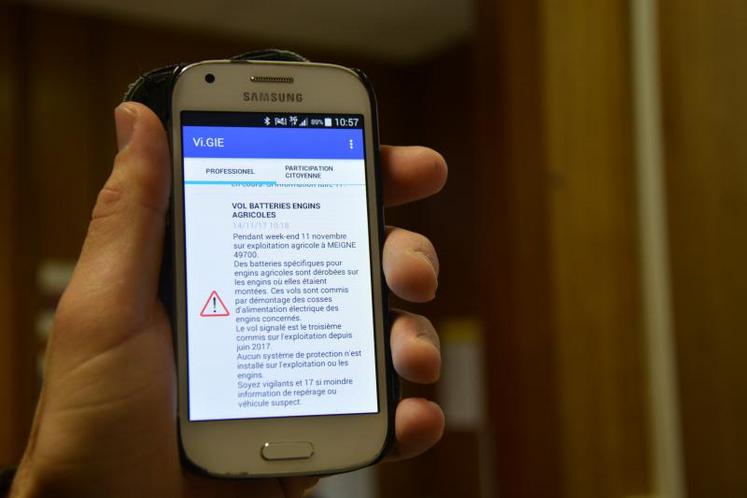 La nouvelle application Vi.GIE a été conçue pour deux professions identifiées à risque, les agriculteurs et les buralistes.