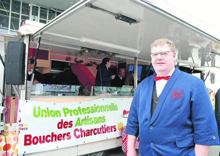 Michel Garnier, président de l’Union professionnelle des artisans bouchers-charcutiers 49.