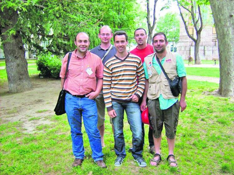 Le Maine-et-Loire était représenté par une délégation de six personnes : Frédéric Vincent, Samuel Ricou, Antoine Lardeux, Yannick Forestier, Samuel Aubert (et Marion Mougeot, animatrice).