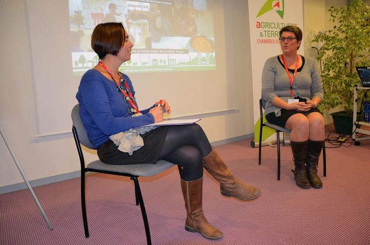 Céline Grasset a travaillé avec Justine Bazantay du CRDA des Mauges pour aider la commune où elle est élue à s’approvisionner en produits locaux pour la restauration collective.