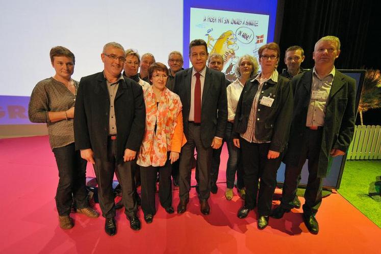 Une délégation du Maine-et-Loire était présente au congrès de la FNSEA, à Biarritz, la semaine dernière.
