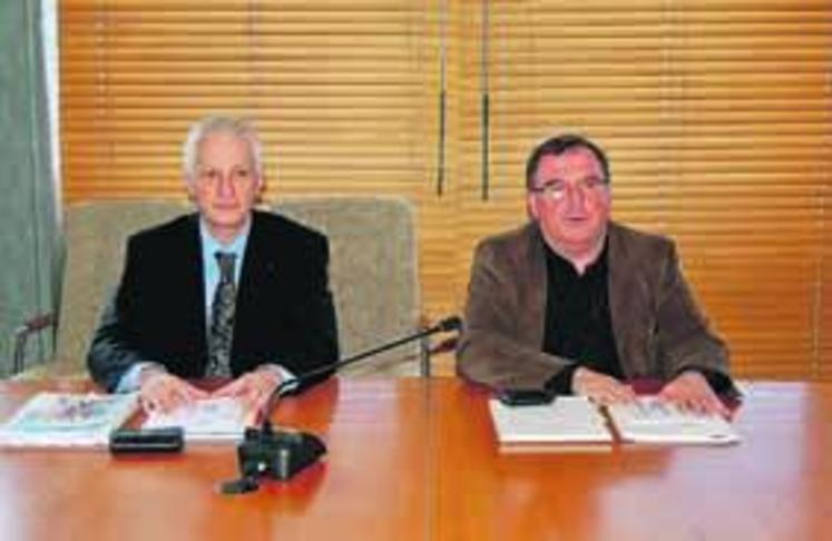 Alain Guillemin et Hubert Garaud, respectivement directeur et président de Terrena.