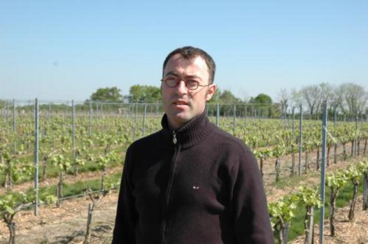 Viticulteur à Thouarcé, Sébastien Rahard consacre aujourd’hui 
environ 20 % de son temps à l’accueil et à l’animation.