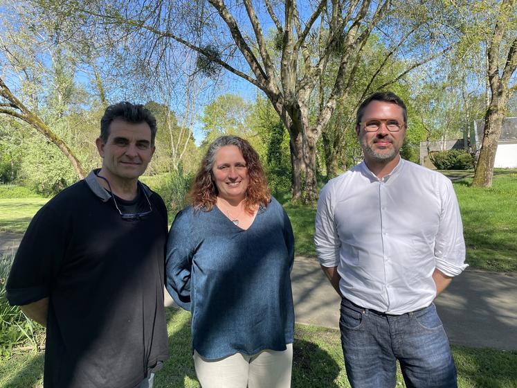 Jean-Luc Boyer, Myriam Teillet et François Merlet.