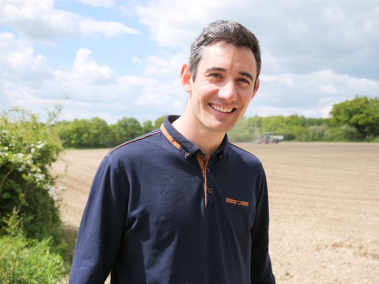 Xavier Jouin, technico-commercial de la CAPL pour le secteur de Chalonnes.